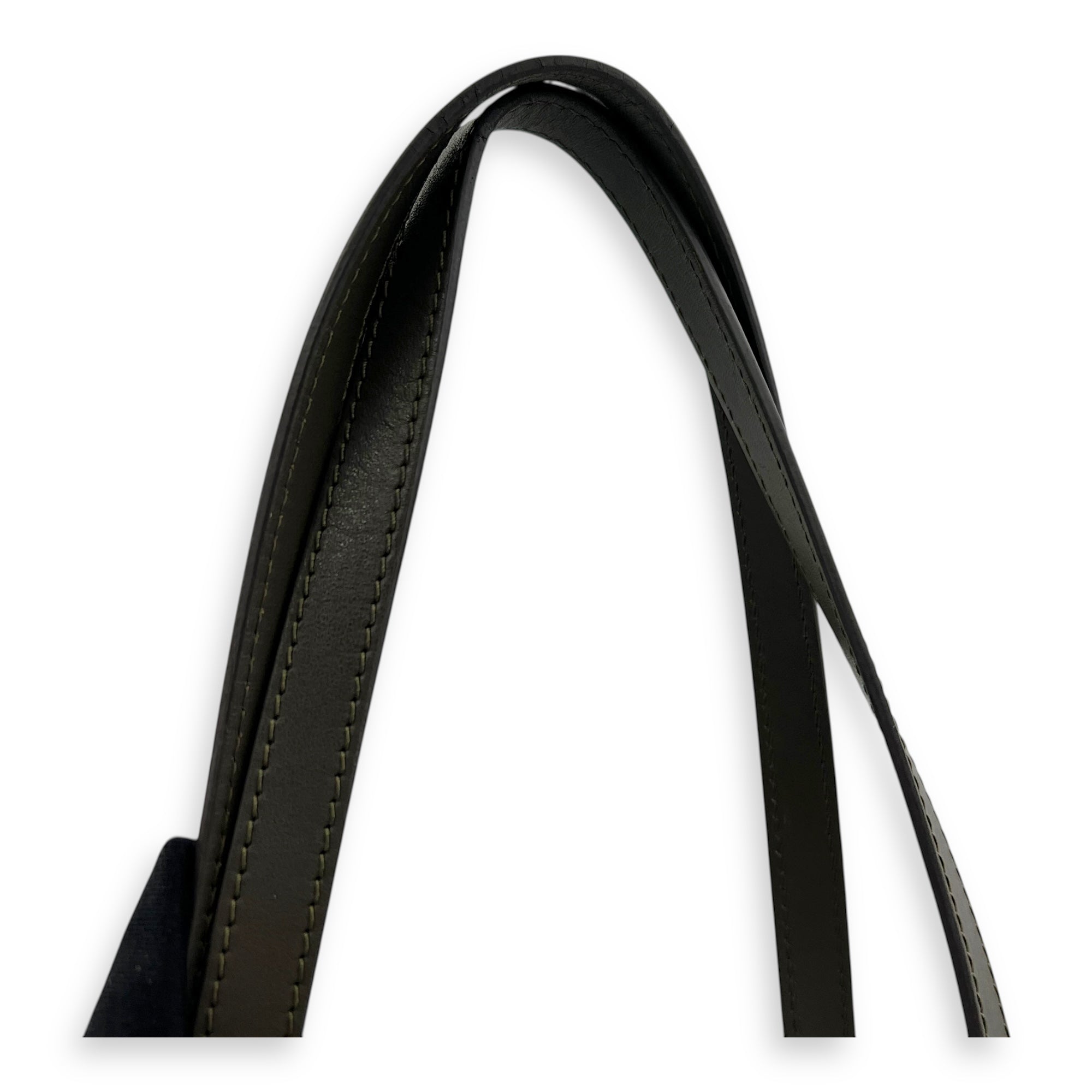 Puzzle Fold Tote Bag Green in Calfskin