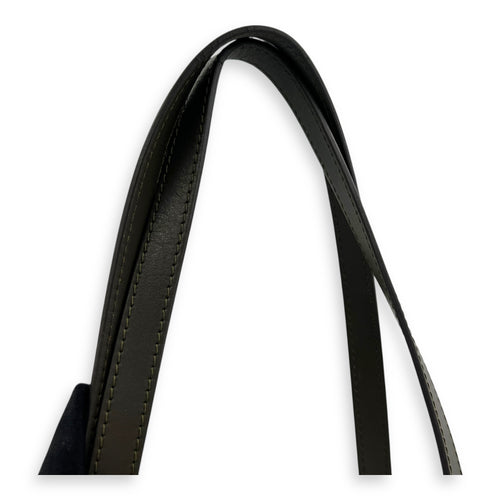 Puzzle Fold Tote Bag Green in Calfskin