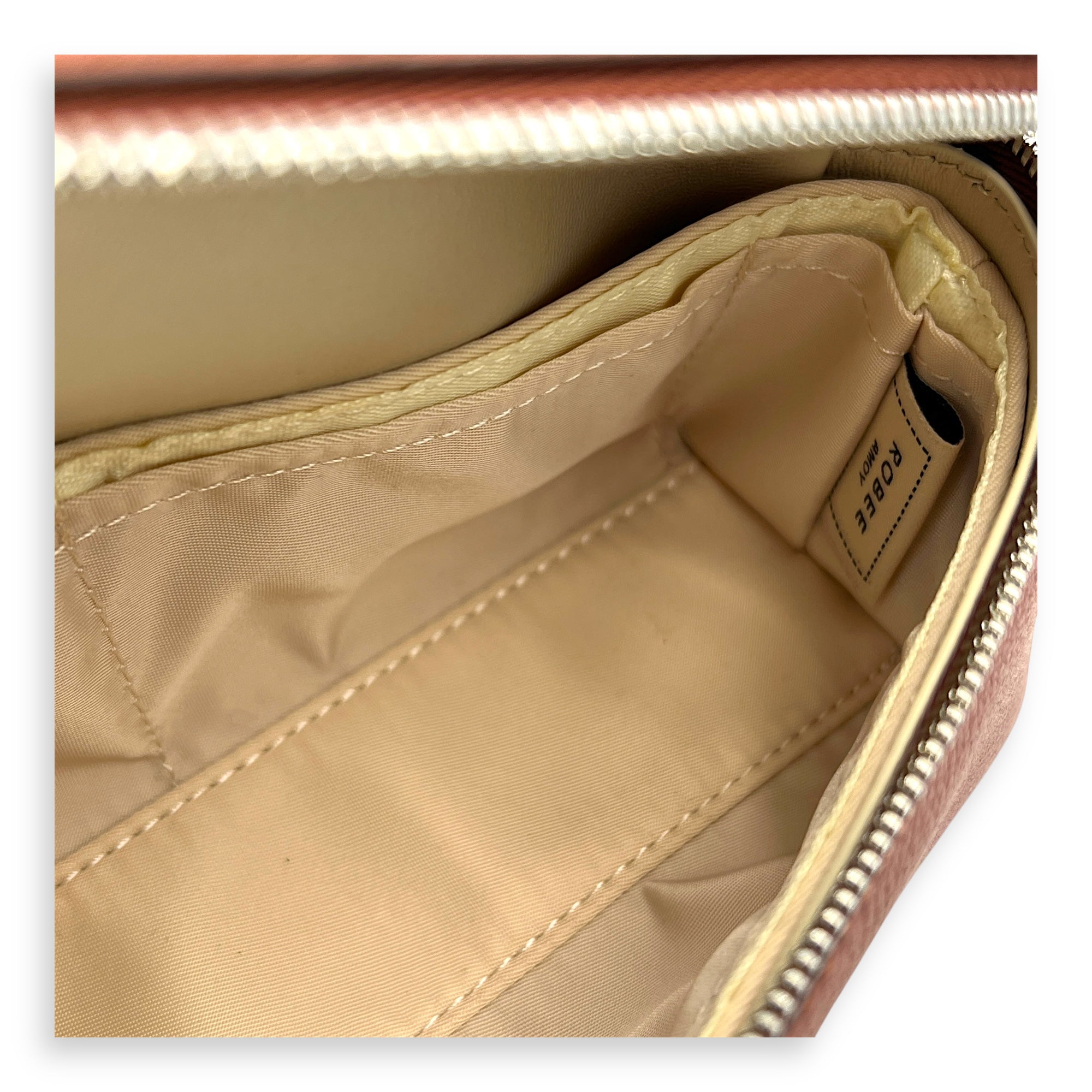 L19 Top Handle Bag Brown in Calfskin, Silver hardware