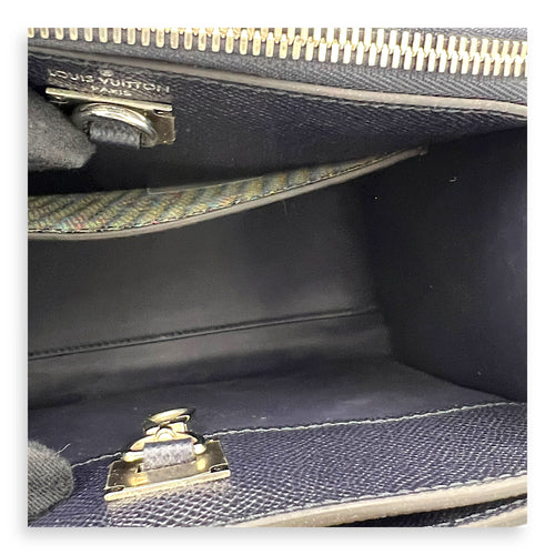 Steamer Top Handle Bag Multi-colour in Calfskin, Silver hardware