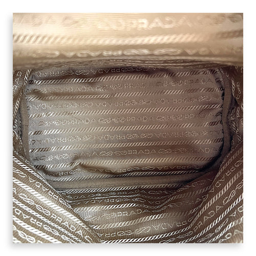 Logo Bucket Bag Beige in Canvas, Gold hardware