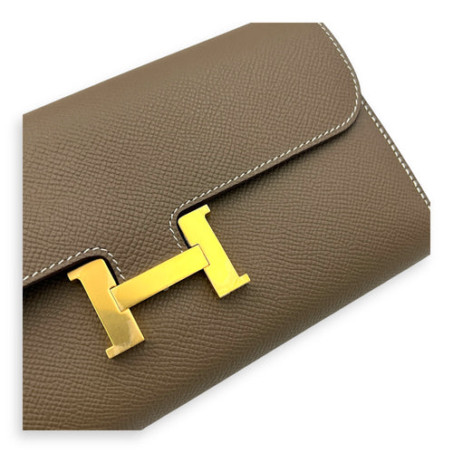 Constance To Go Etoupe in Epsom, Gold hardware