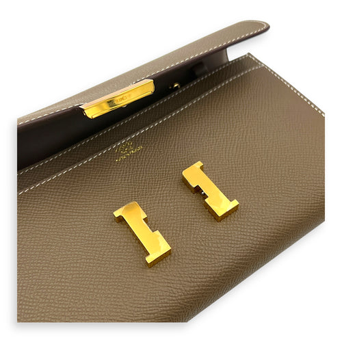 Constance To Go Etoupe in Epsom, Gold hardware