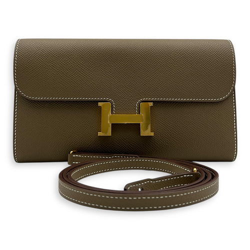 Constance To Go Etoupe in Epsom, Gold hardware