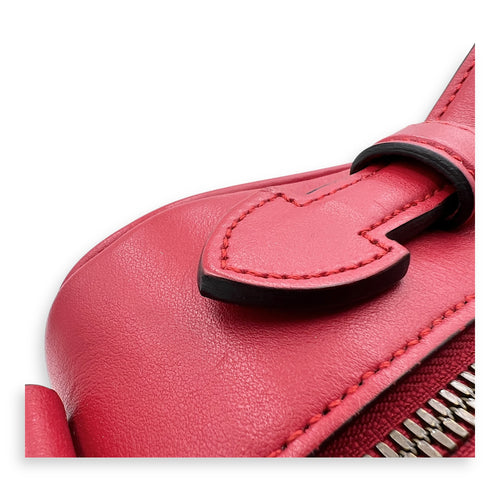 GG Marmont Top Handle Bag Red in Calfskin, Gold hardware