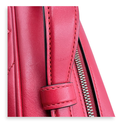 GG Marmont Top Handle Bag Red in Calfskin, Gold hardware