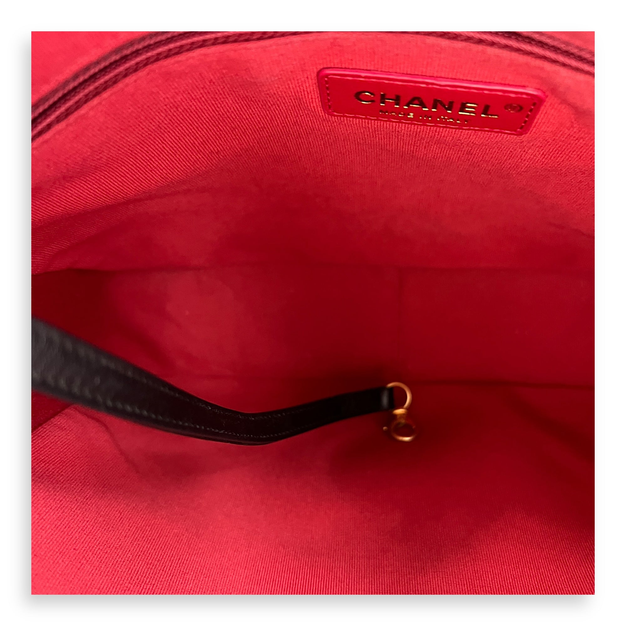 EASY MOOD Top Handle Bag Black in Calfskin, Brushed Gold hardware