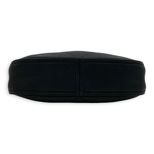 EASY MOOD Top Handle Bag Black in Calfskin, Brushed Gold hardware