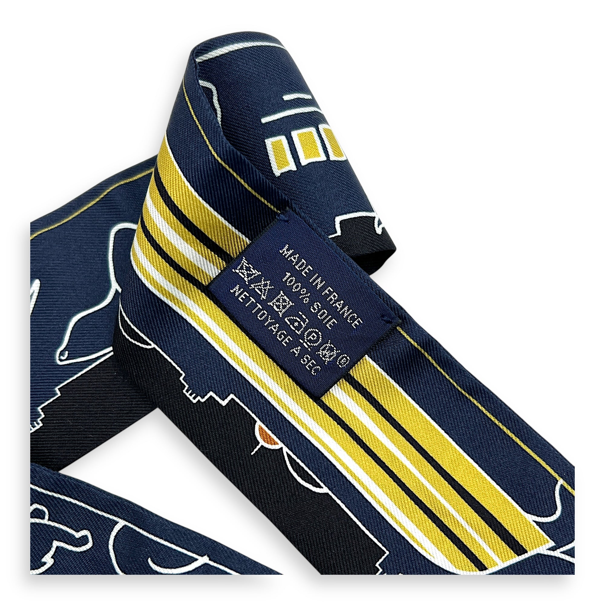 Les Chiens Parisiens Blue Twilly in Silk