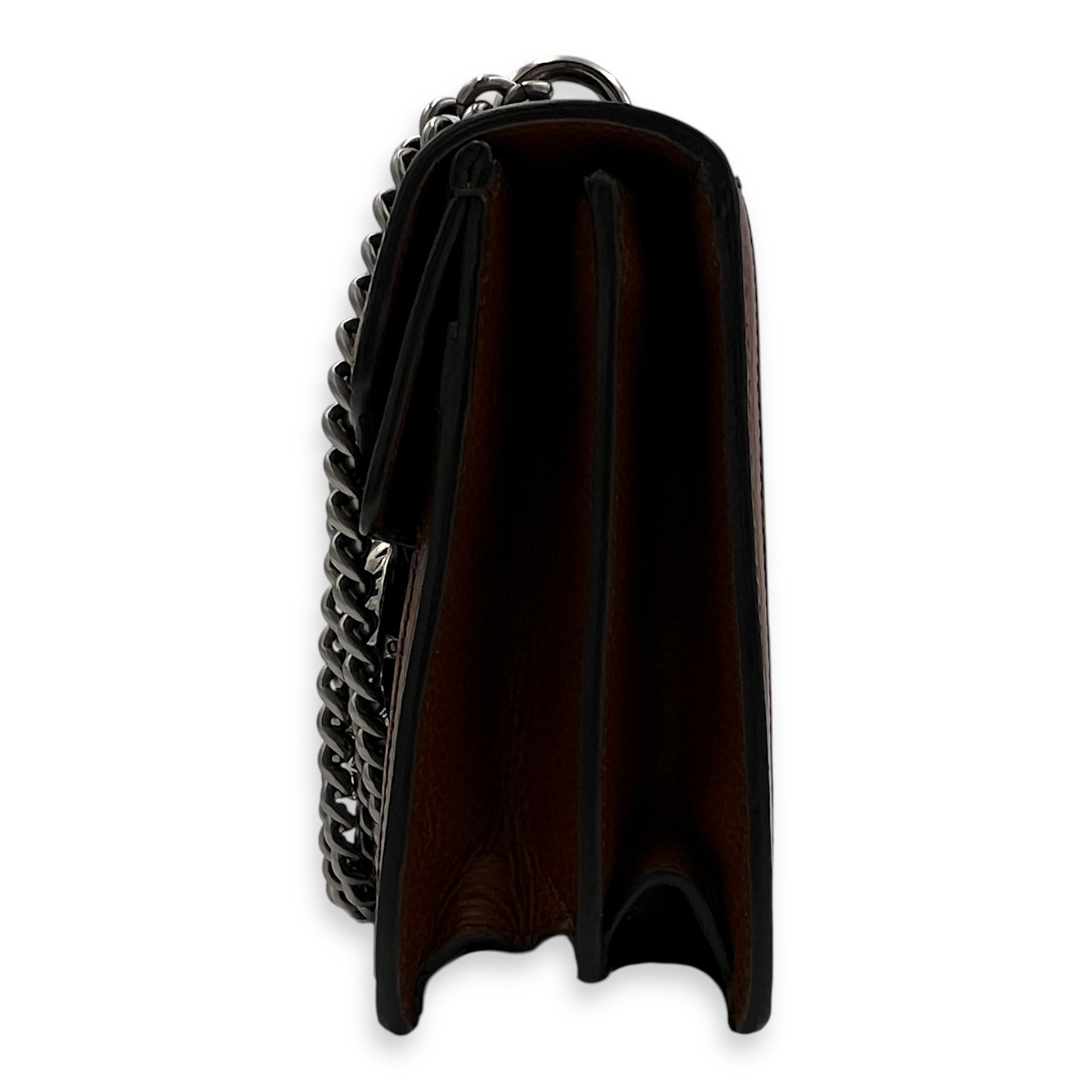 Dionysus Shoulder Bag Blue in Denim, Ruthenium hardware