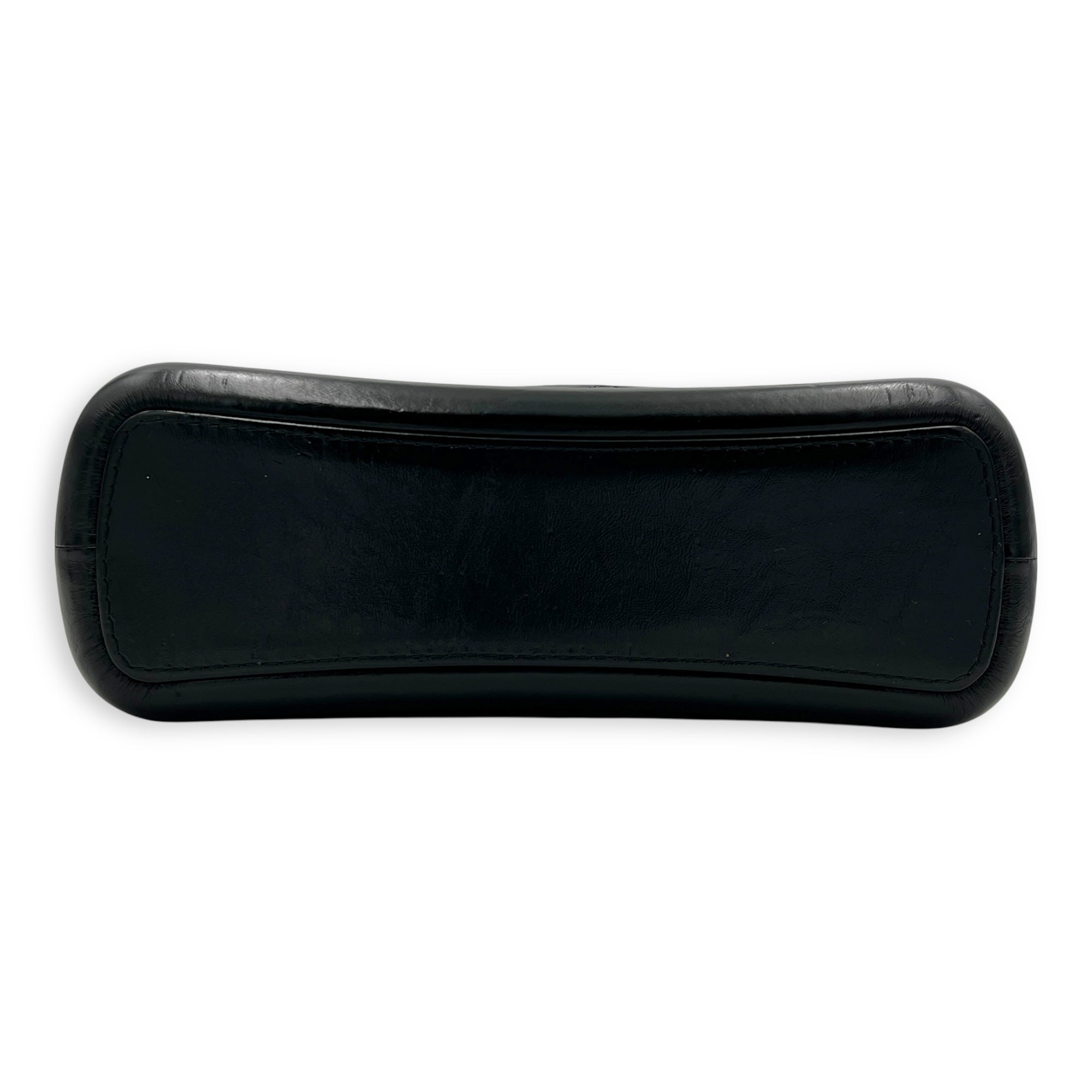 Gabrielle Shoulder Bag Black in Calfskin, Mixed hardware