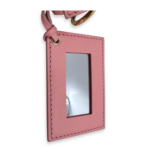 City Crossbody Bag Pink in Calfskin, Mixed hardware