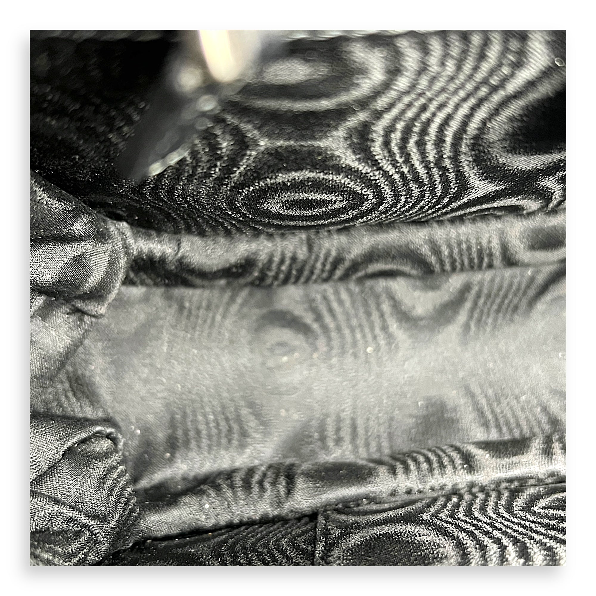 The Hacker Project Ophidia Shoulder Bag Black in Canvas, Silver hardware