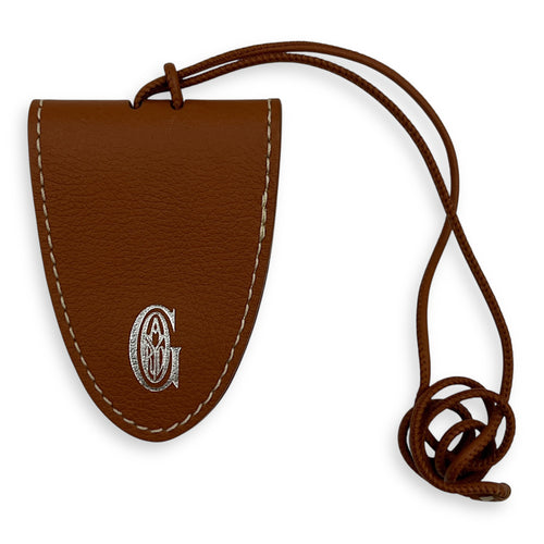 NA Bag Accessory Brown in Calfskin, Silver hardware