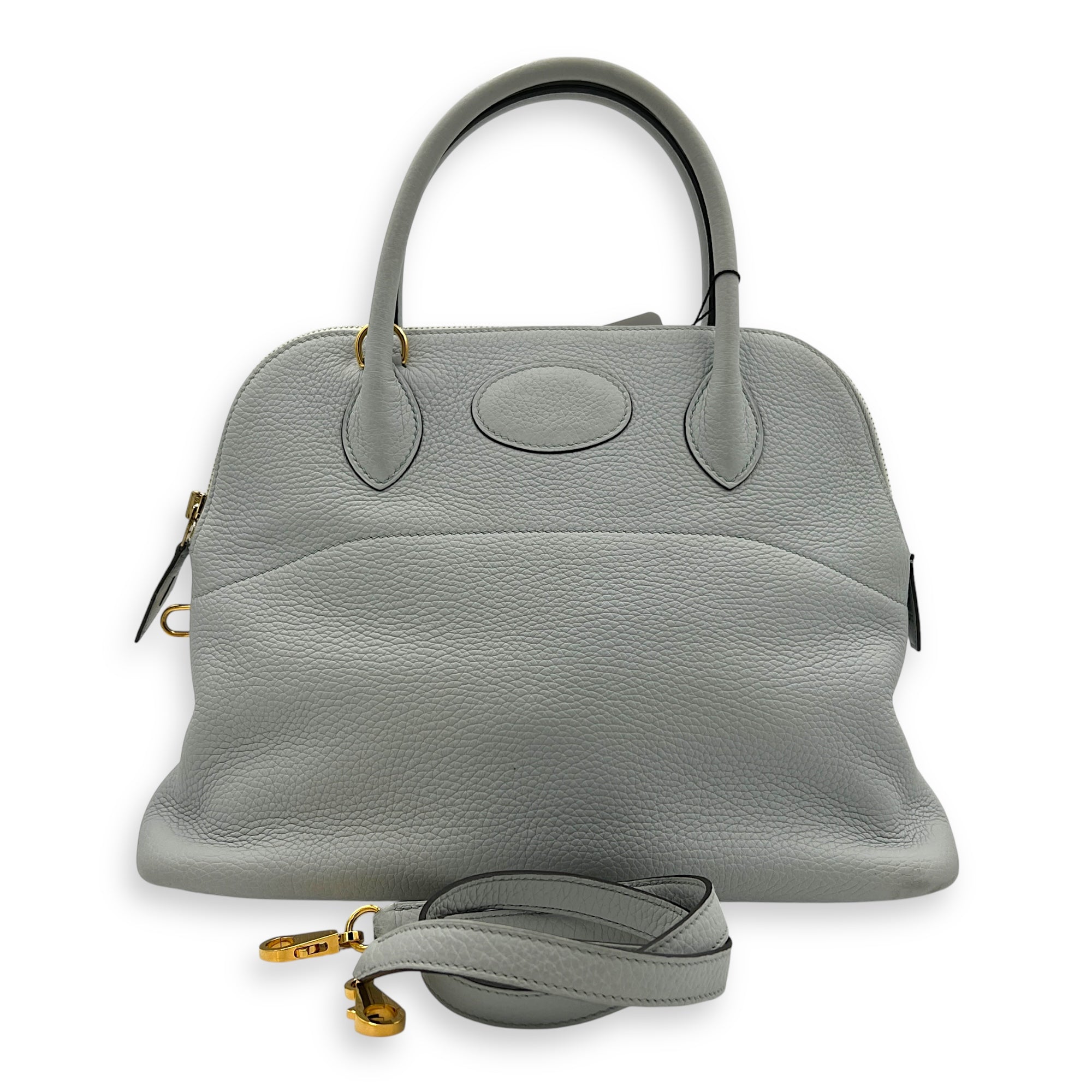 Bolide Blue in Clemence, Gold hardware