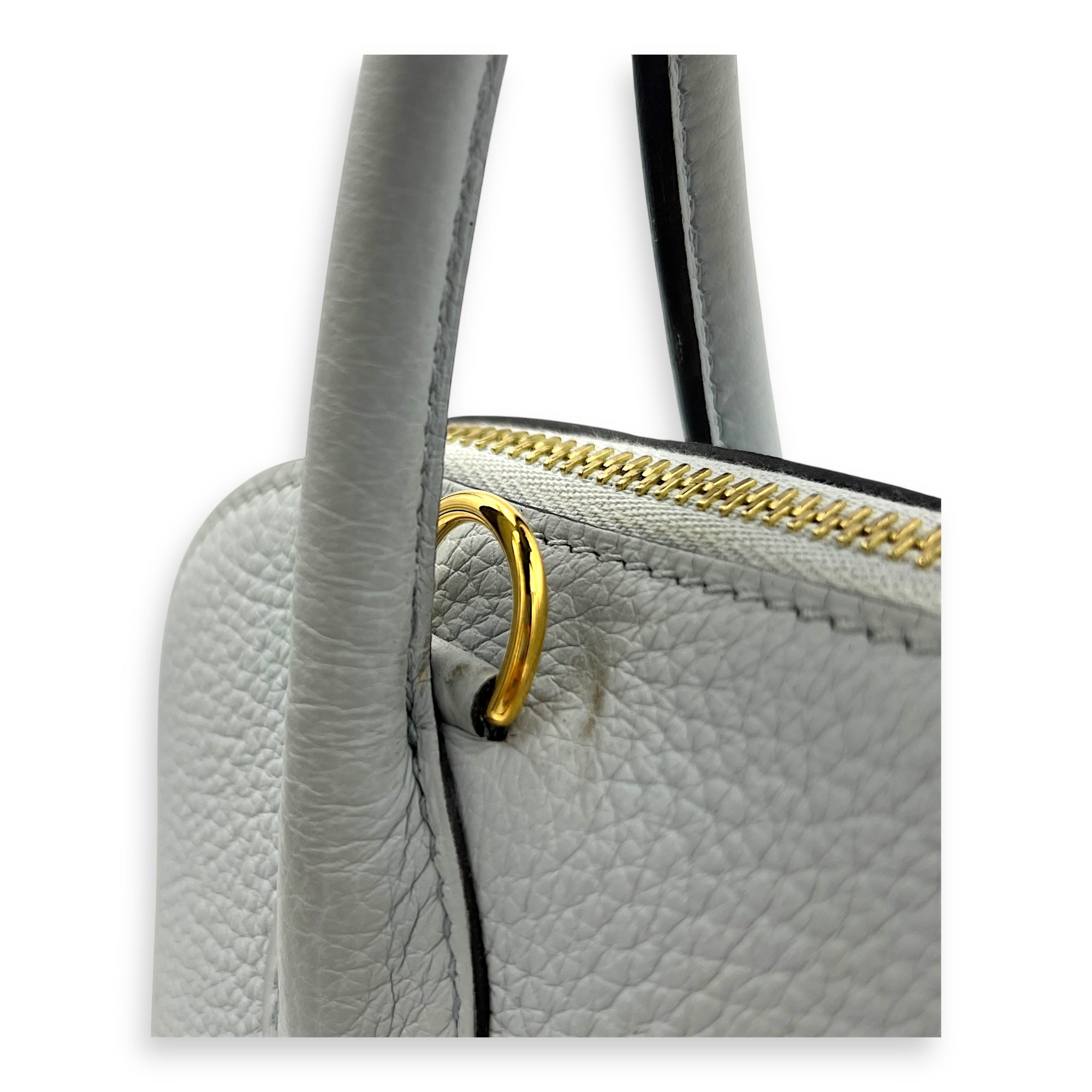 Bolide Blue in Clemence, Gold hardware
