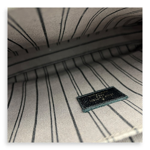 Metis Shoulder Bag Black in Empreinte Leather, Gold hardware