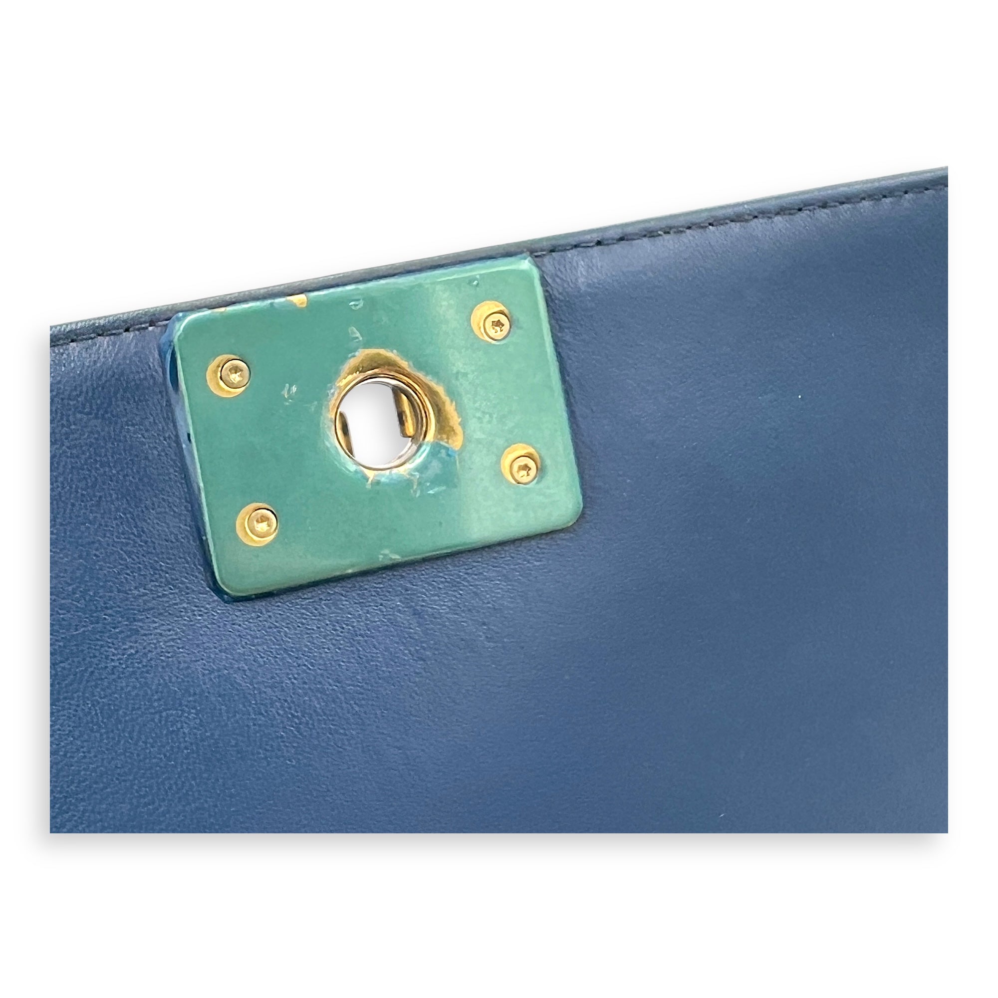 Boy Small Multi-colour Shoulder Bag in Calfskin, Gold hardware