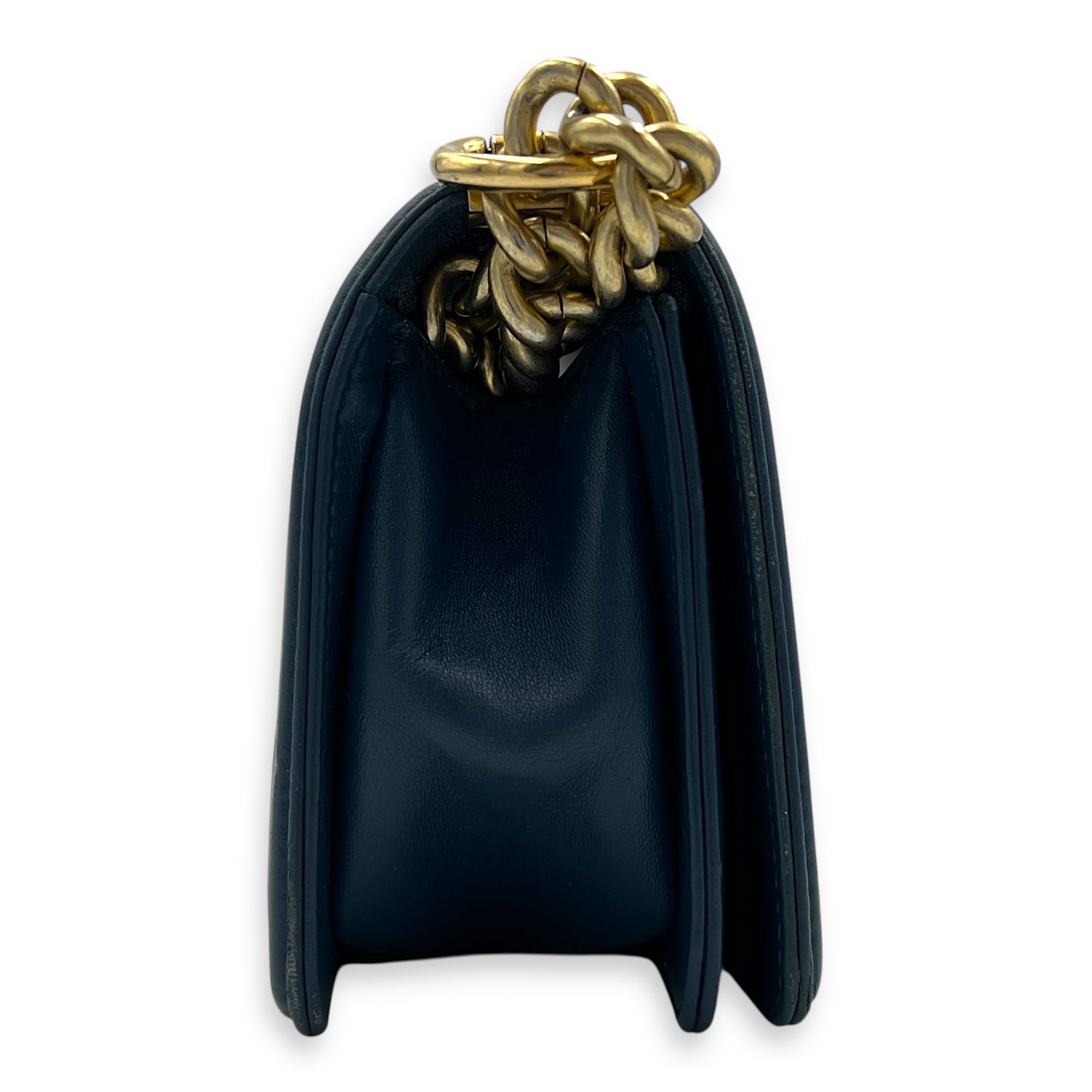 Boy Small Multi-colour Shoulder Bag in Calfskin, Gold hardware
