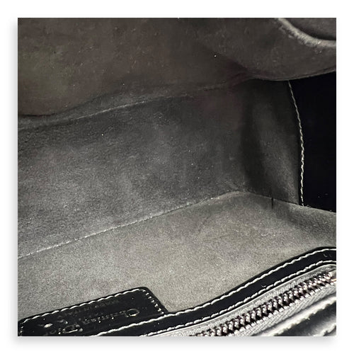 Diorcamp Crossbody Bag Black in Calfskin, Gunmetal hardware