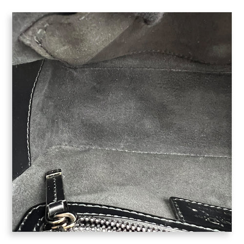 Diorcamp Crossbody Bag Black in Calfskin, Gunmetal hardware