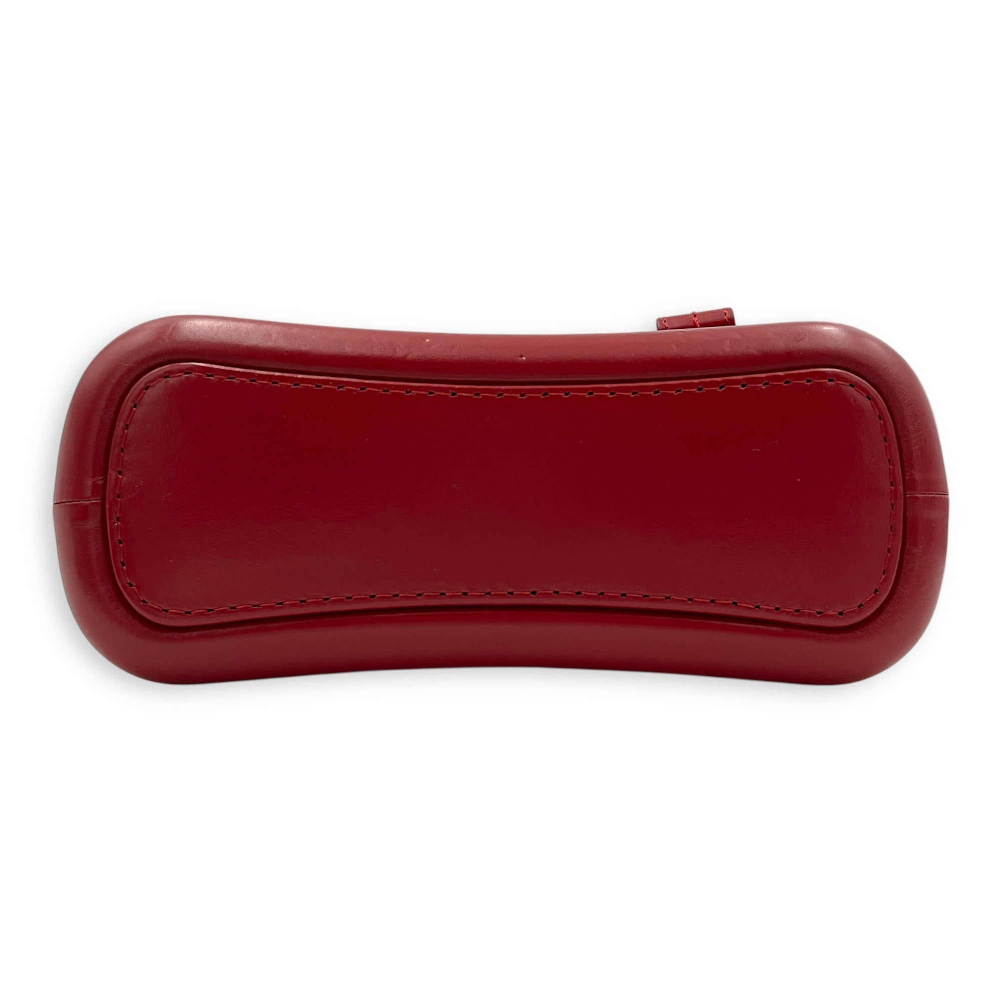 Gabrielle Shoulder Bag Small Red in Calfskin, Mixed hardware