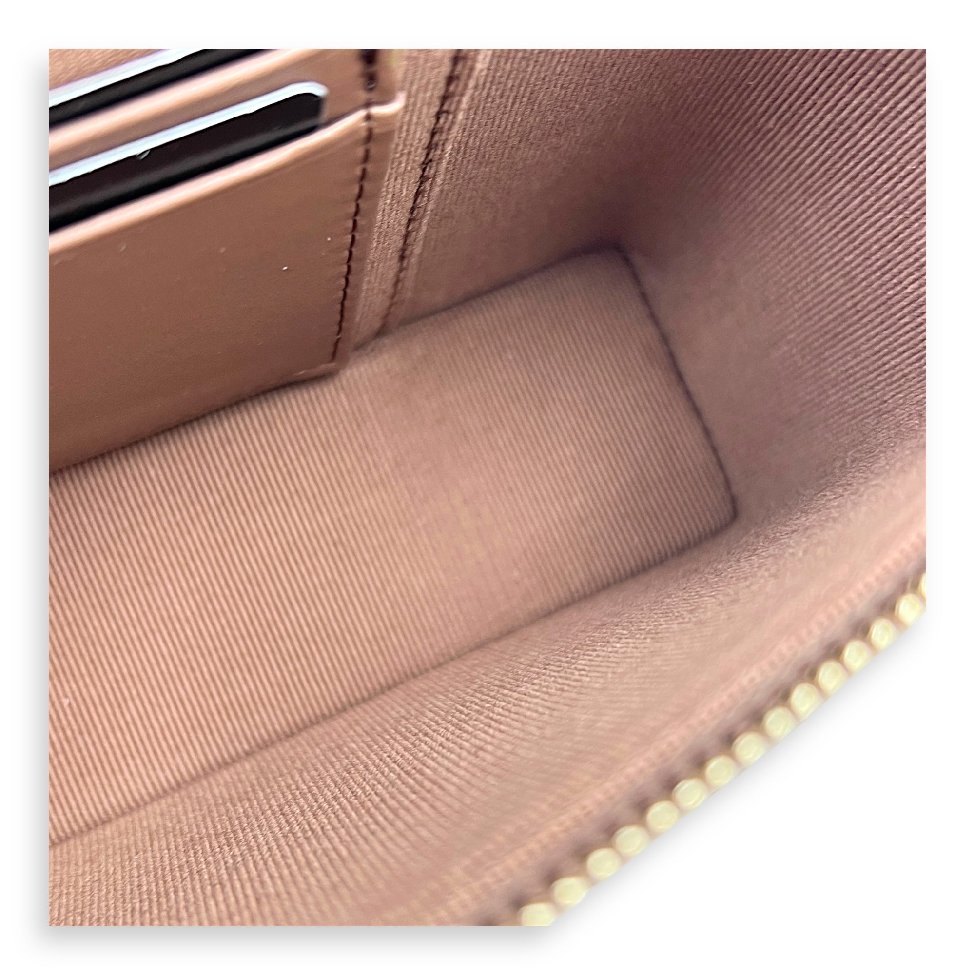 26S CC Vanity Bag Brown in Caviar Leather, Gold hardware