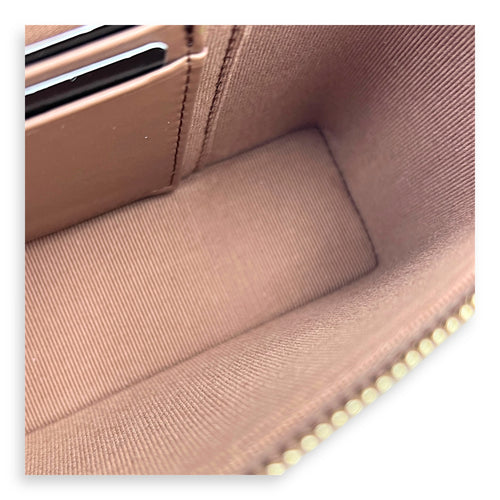 26S CC Vanity Bag Brown in Caviar Leather, Gold hardware