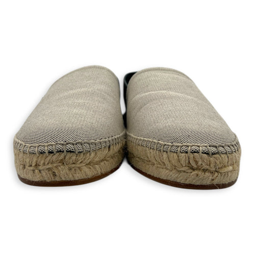 Joven Espadrille 40 Beige Shoes in Canvas, Silver hardware