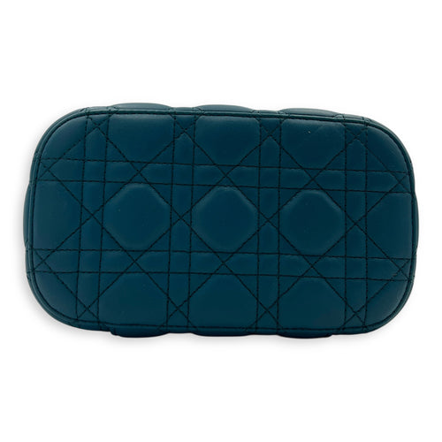 Vanity Cannage Crossbody Bag in Lambskin, Gold hardware