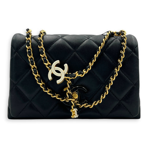 CC 24A Crossbody Bag in Lambskin, Gold hardware