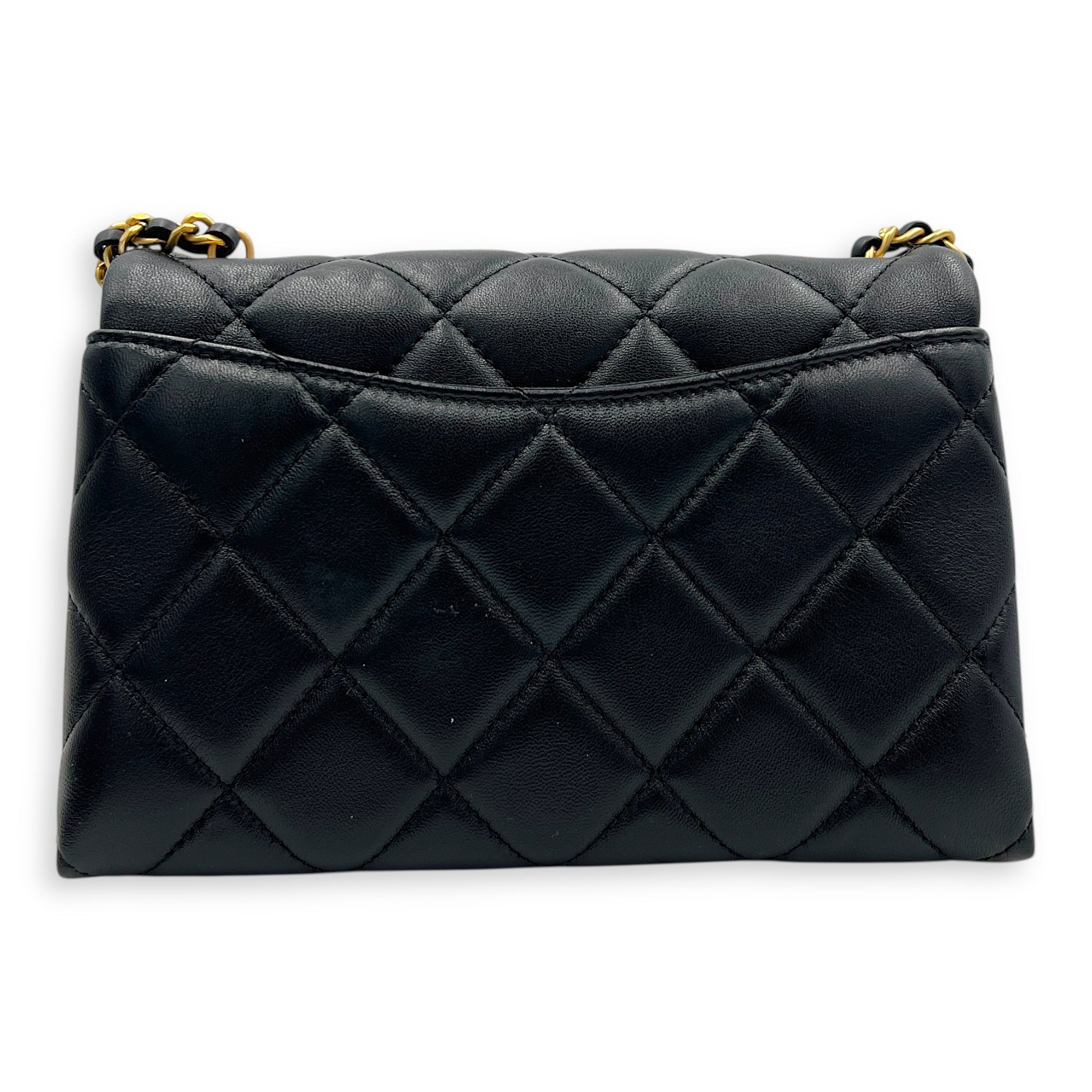 CC 24A Crossbody Bag in Lambskin, Gold hardware