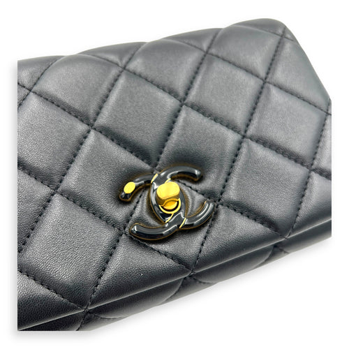 CC 24A Crossbody Bag in Lambskin, Gold hardware