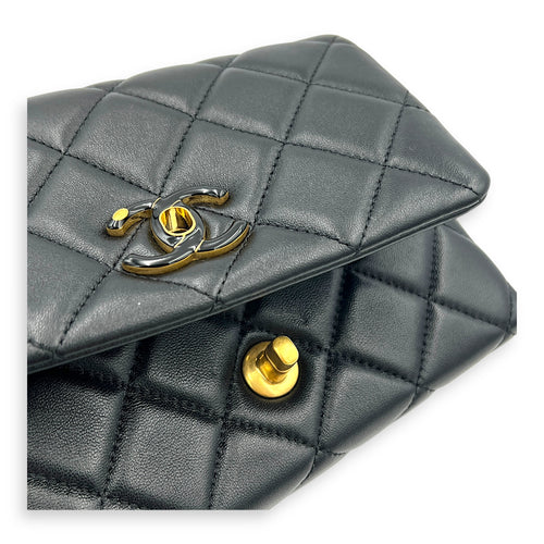 CC 24A Crossbody Bag in Lambskin, Gold hardware