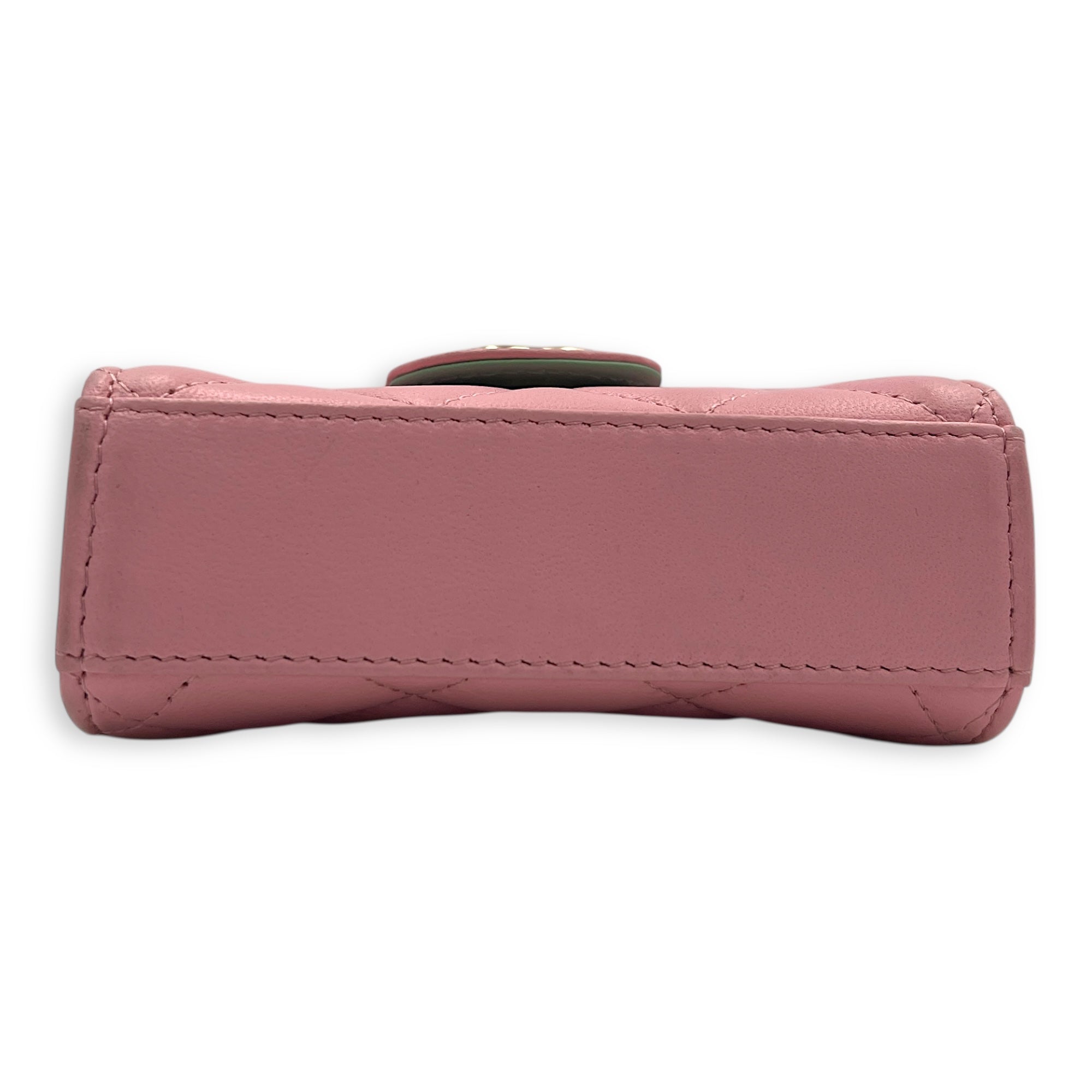 CC Top Handle Bag Pink in Lambskin, Gold hardware