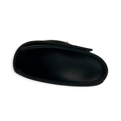 Medor Noir Clutch in Box Calfskin, Gold hardware