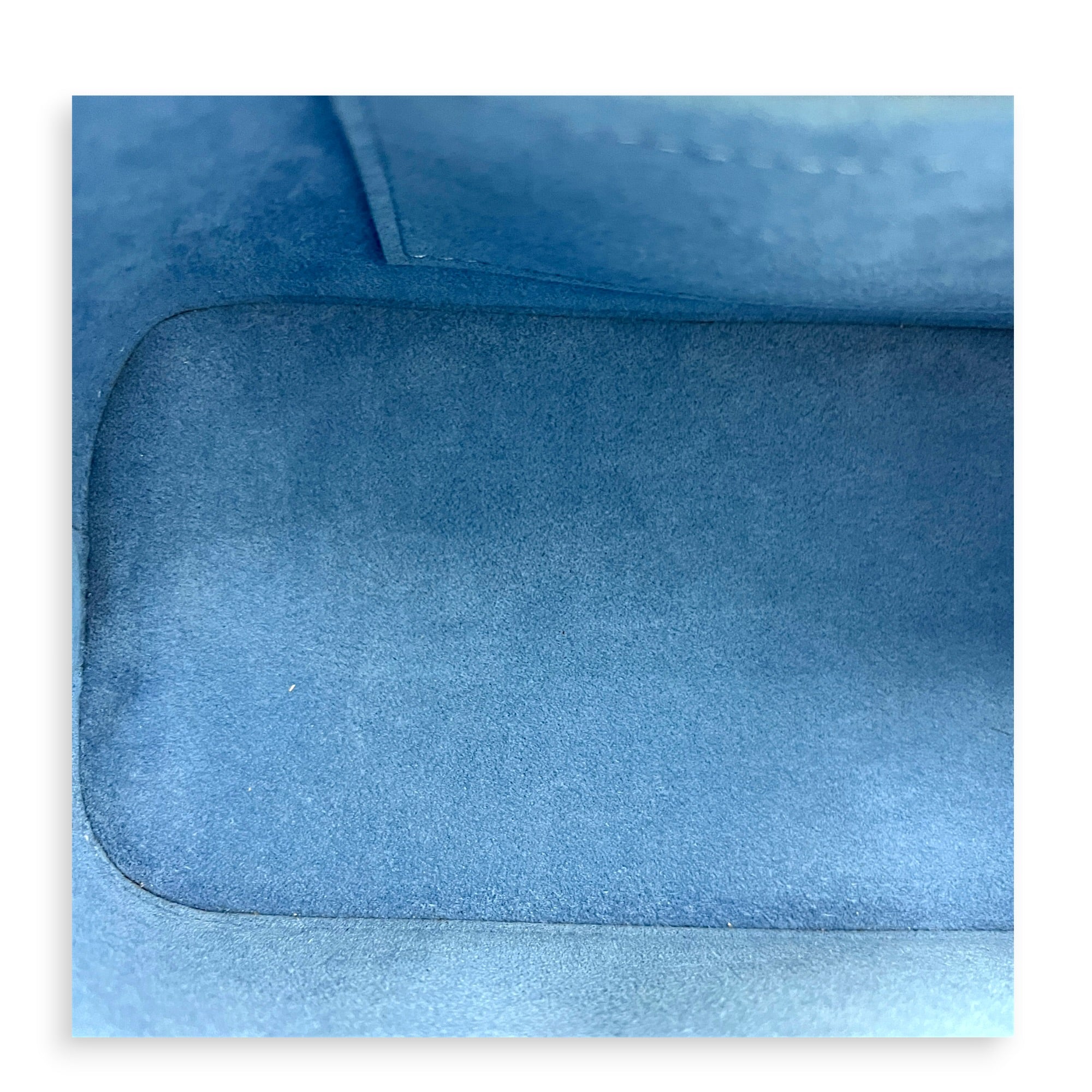 Alma Top Handle Bag BB Blue in Epi Leather, Silver hardware