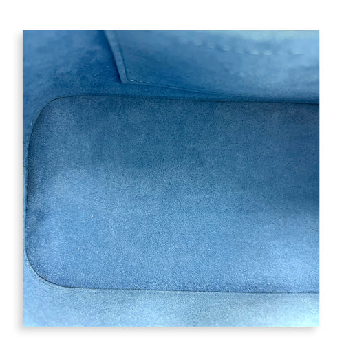 Alma Top Handle Bag BB Blue in Epi Leather, Silver hardware