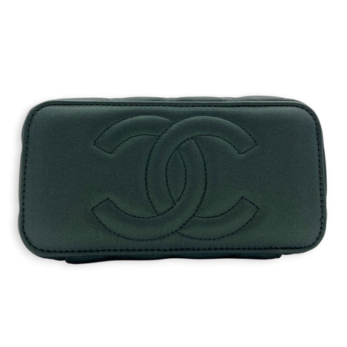 CC Vanity Bag Green in Lambskin, Gold hardware