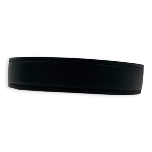 CDC Black in Calfskin, Gold hardware