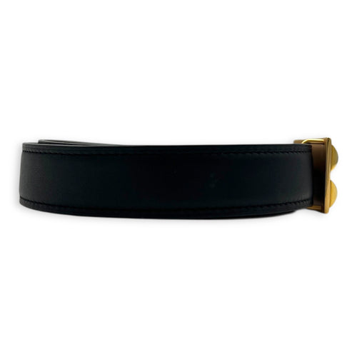 CDC Black in Calfskin, Gold hardware