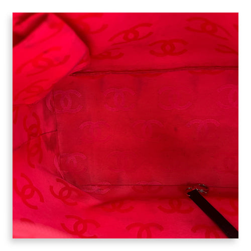 Cambon Tote Bag Black in Lambskin, Silver hardware