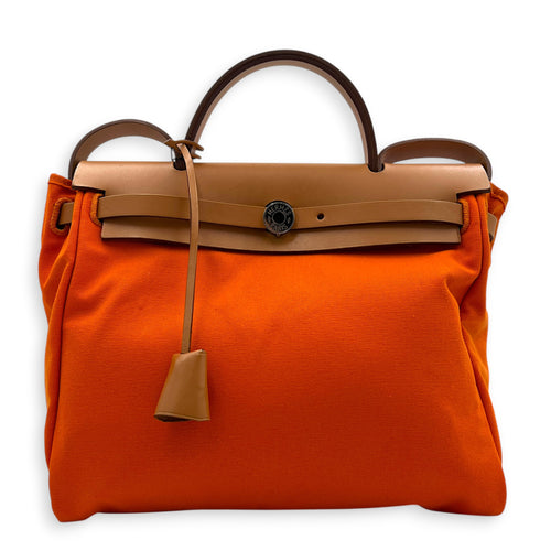 Herbag Orange in Canvas, Palladium hardware