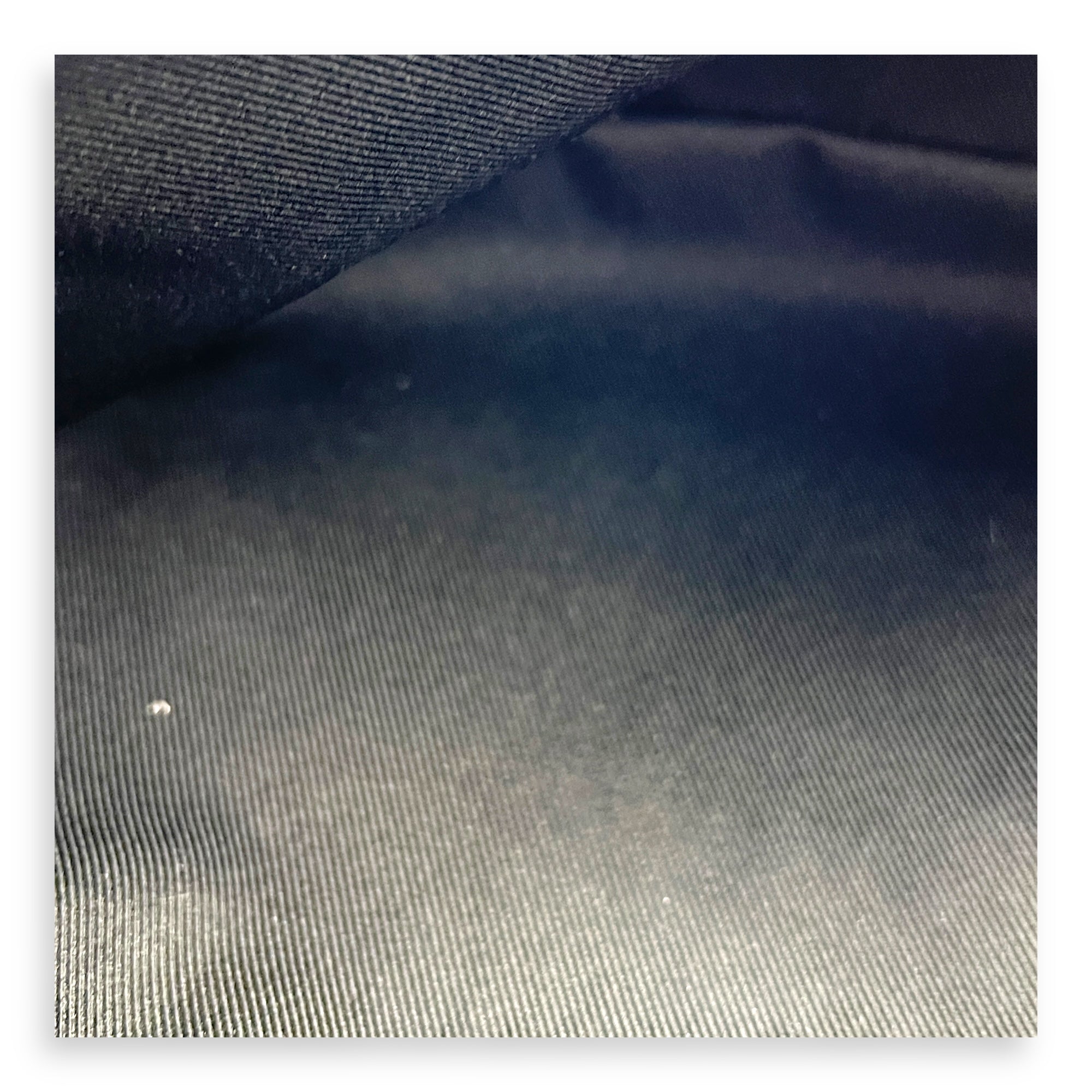 BumBag Belt Bag Black in Coated Canvas, Silver hardware