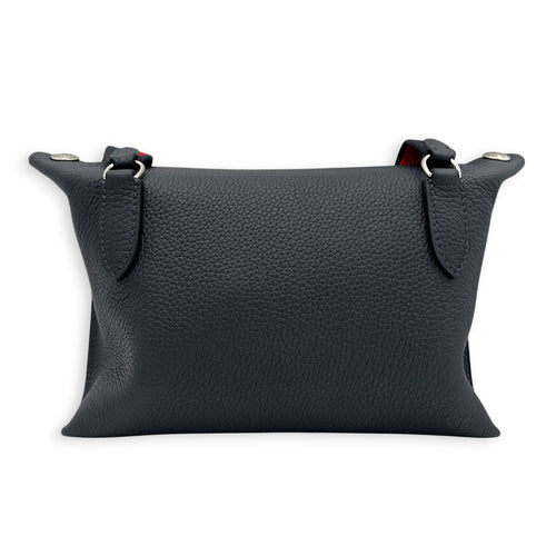 Videpoches Caban Crossbody Bag in Togo, Palladium hardware