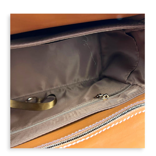 24/24 29 Gold Top Handle Bag in Togo, Palladium hardware
