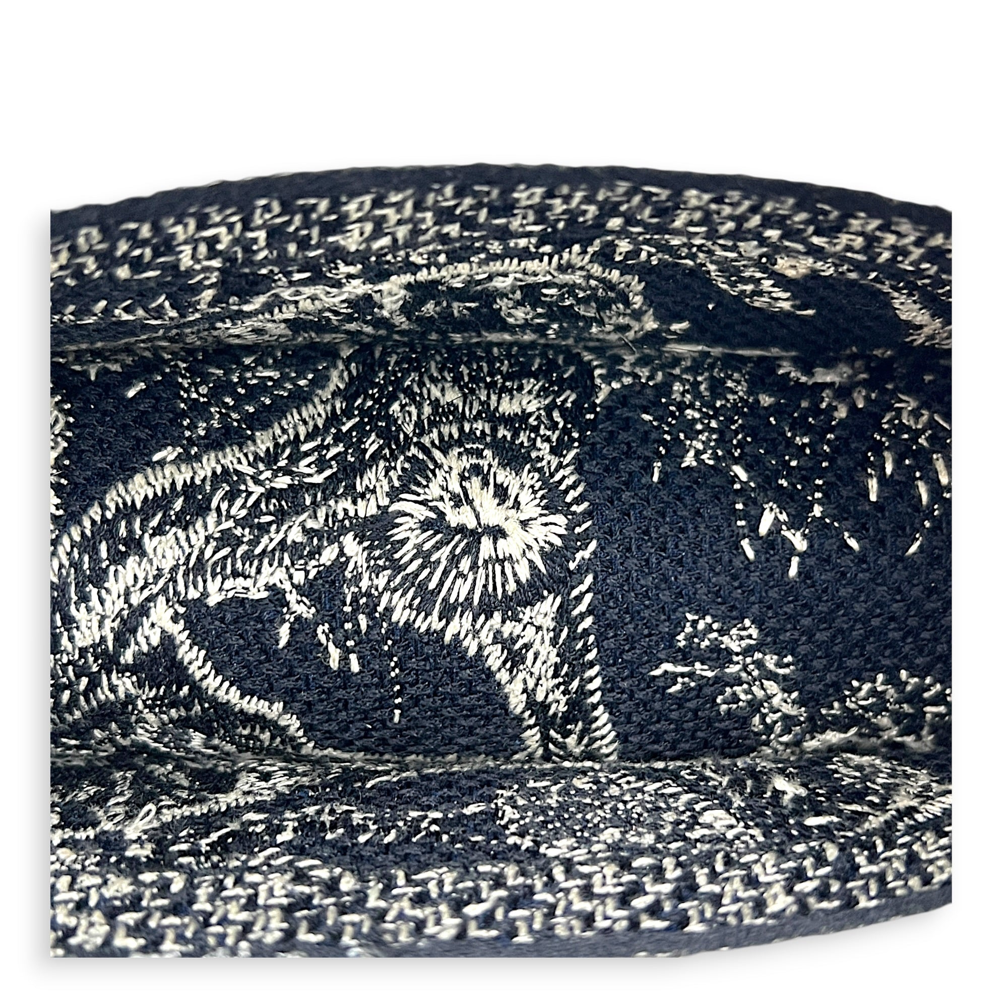 Book Tote Top Handle Bag Blue in Canvas, Gold hardware