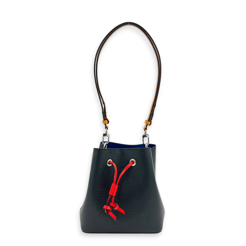 NeoNoe Bucket Bag BB Black in Epi Leather, Silver hardware