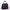 Gather Top Handle Bag Purple in Canvas, Gold hardware