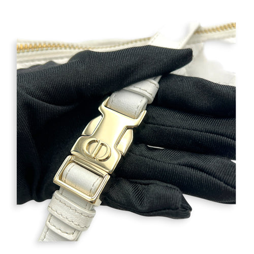 Vibes Shoulder Bag White in Lambskin, Mixed hardware